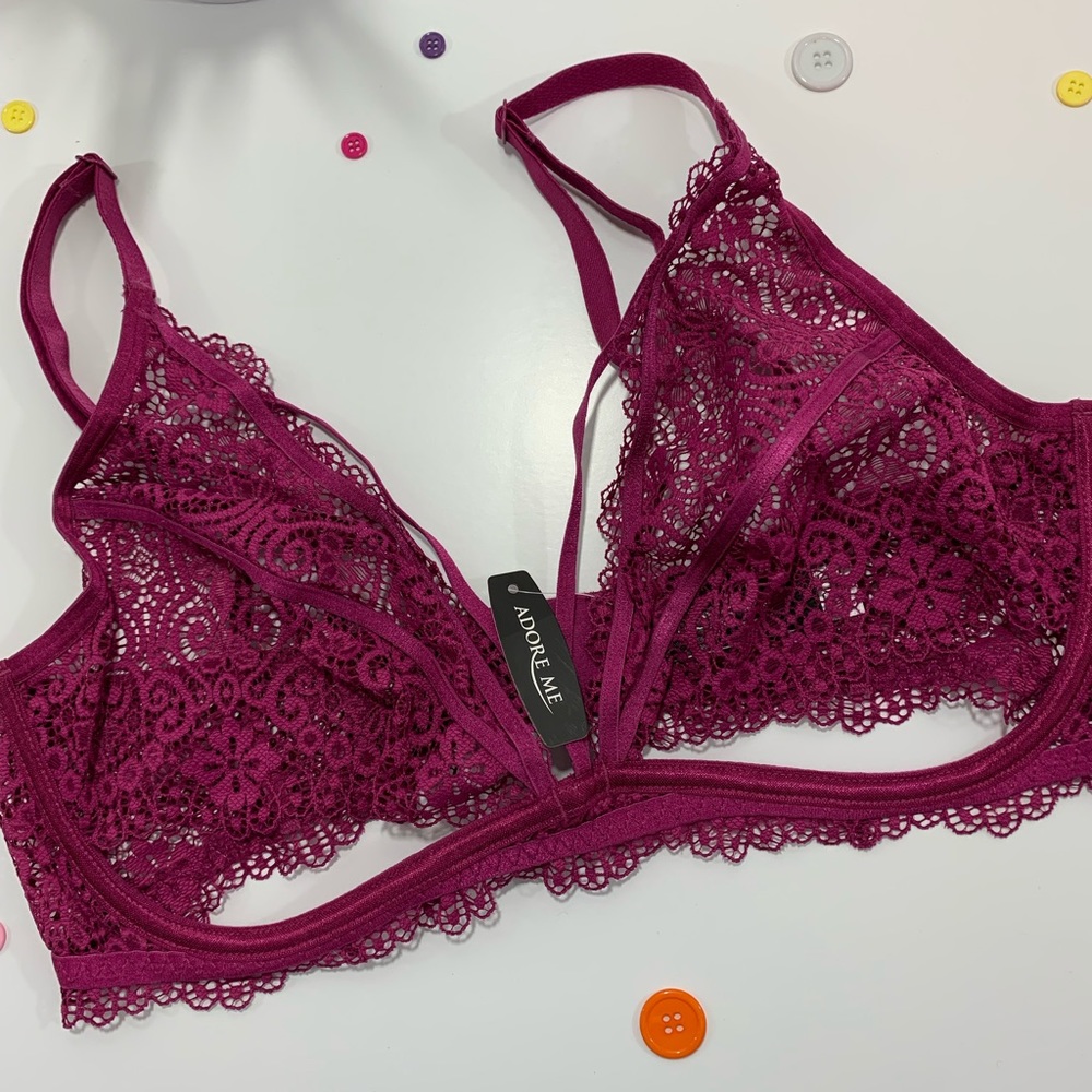 36DDD NWT Adore Me Jenni Unlined Lace Bra